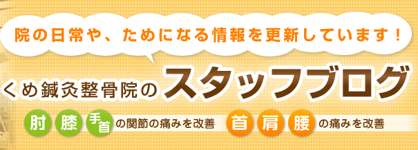 院の日常や、ためになる情報を更新しています！スタッフブログ